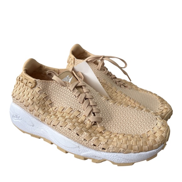 Nike Air Women's Footscape Woven Sesame Sneaker Size 7.5 Beige Athletic Summer